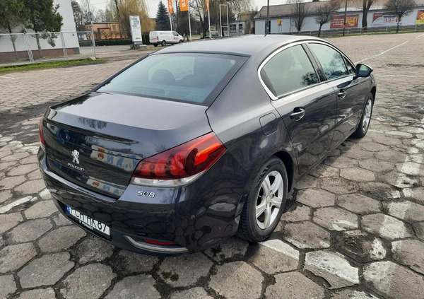 Peugeot 508 cena 27900 przebieg: 276312, rok produkcji 2015 z Chodzież małe 67